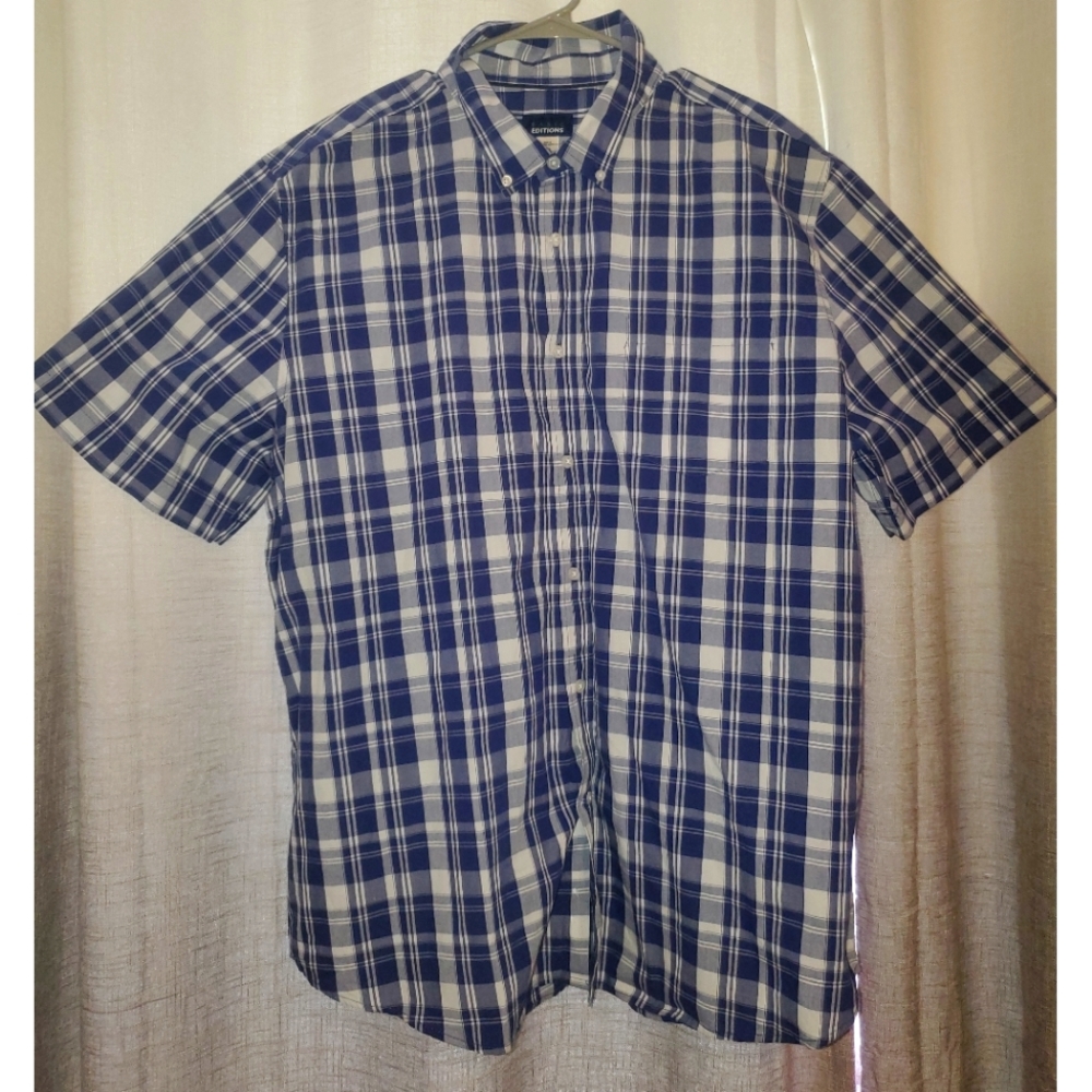 Plaid Men's Dress Shirt